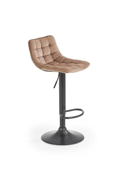 Scaun de bar H95 velvet bej
