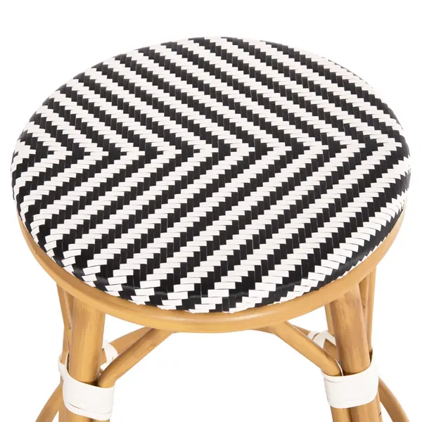 Scaun de bar HARDIV H65 CM - Negru