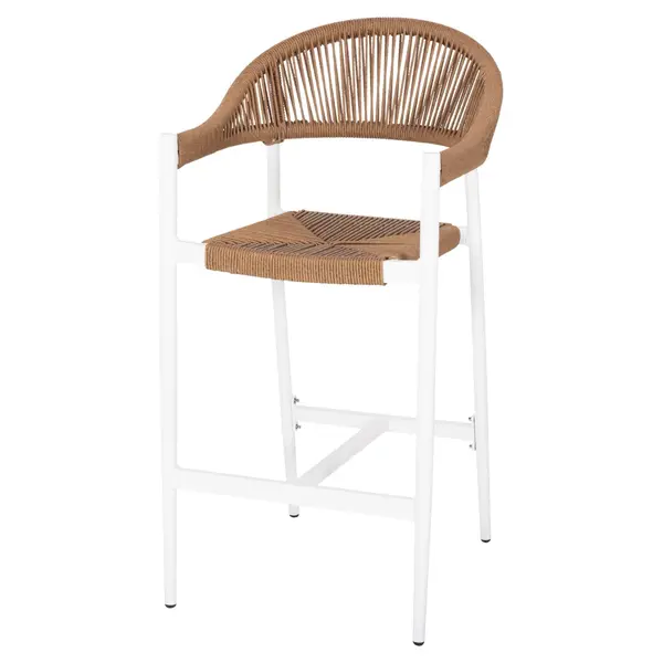 Scaun de bar HELVEN H70 CM - Beige