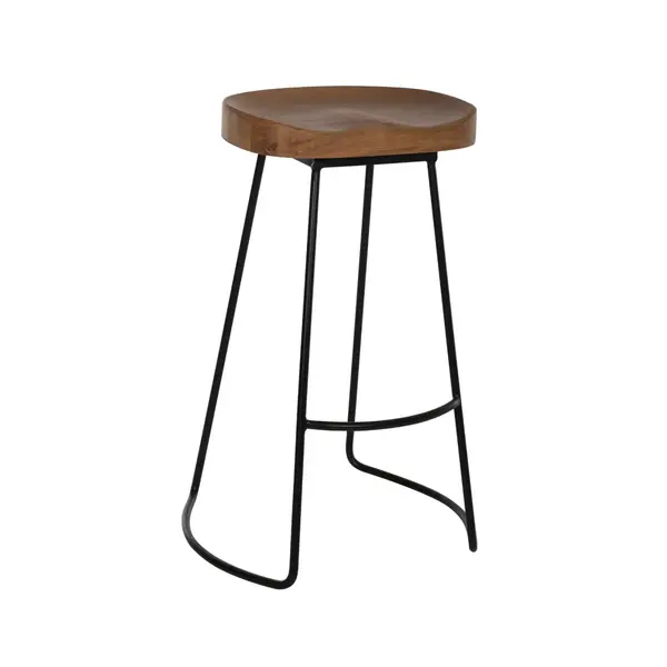Scaun de bar HOSVIK H71 CM - Maro