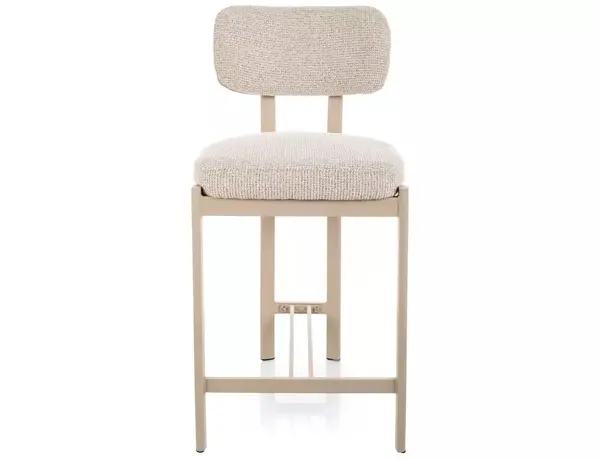 Scaun de bar Misaki H-2 bej deschis 255 / cașmir