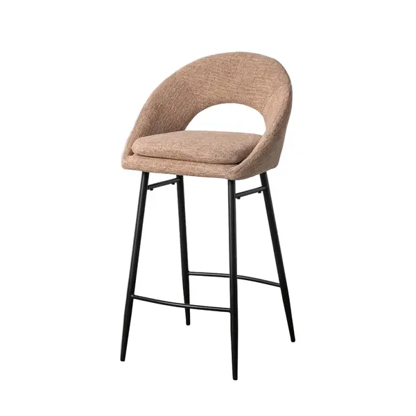 Scaun de bar NILO H75 CM - Roz