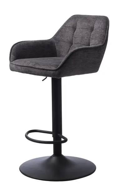 Scaun de bar NOLAN SQUARE H65/80 CM - Gri inchis
