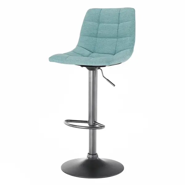 Scaun de bar PALTIN H62/83 CM - Turquoise