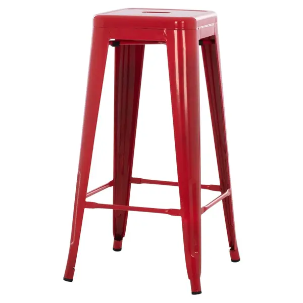 Scaun de bar PARISIAN H78 CM - Rosu