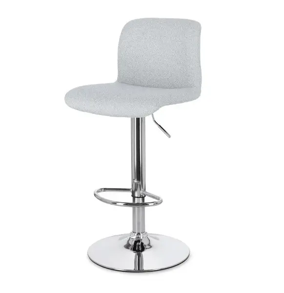 Scaun de bar RAFAEL CHROME H60/81 CM - Grey
