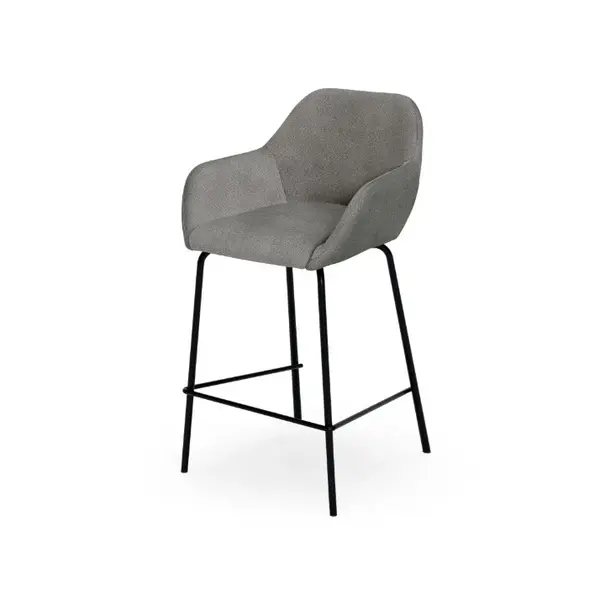 Scaun de bar SAVON H58 CM - Gri inchis