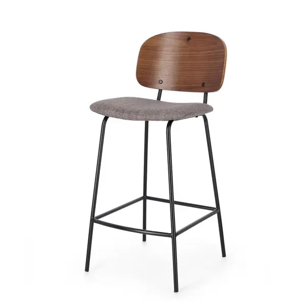 Scaun de bar SIENNA GREY H67 CM - Grey