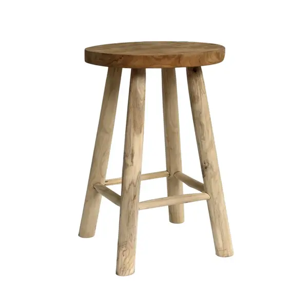 Scaun de bar SKALIA H62 CM - Lemn