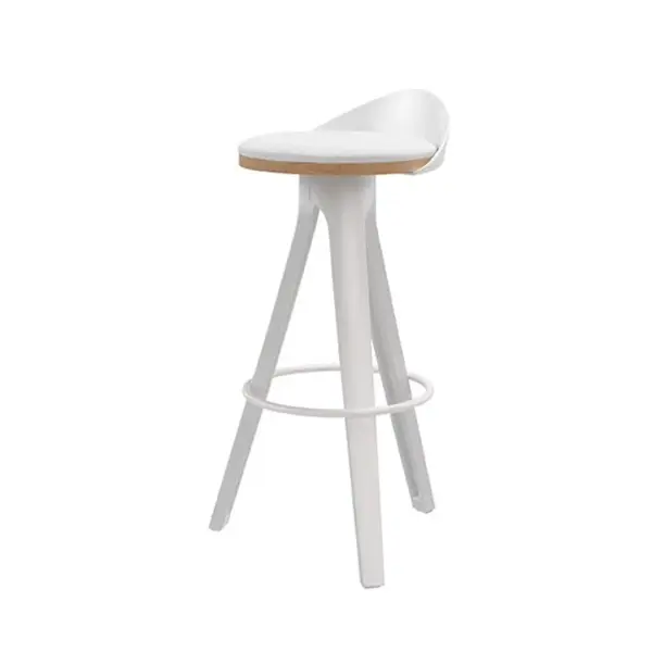 Scaun de bar SOFIO H68 CM - Alb