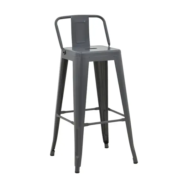 Scaun de bar Utopia Gri 42x42x86 cm
