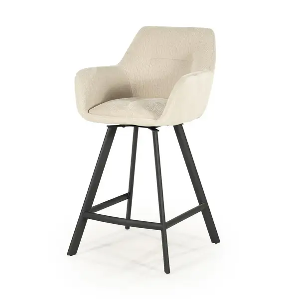 Scaun de bar VELSIN H68 CM - Beige