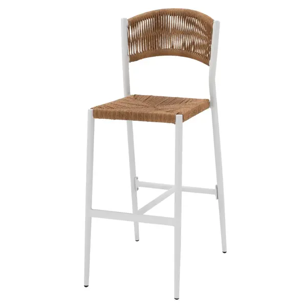 Scaun de bar VICTORIA H75 CM - Alb