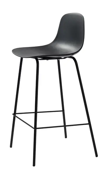 Scaun de bar ZELBRON H67 CM - Negru