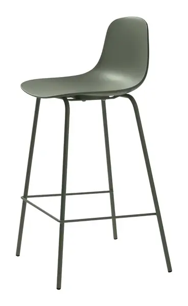 Scaun de bar ZELBRON H67 CM - Olive