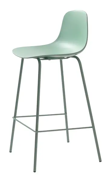 Scaun de bar ZELBRON H67 CM - Verde