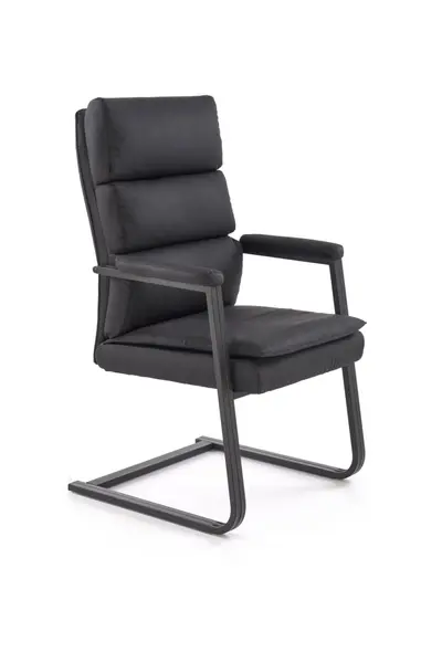 Scaun de birou Adriano SKID negru H109 cm