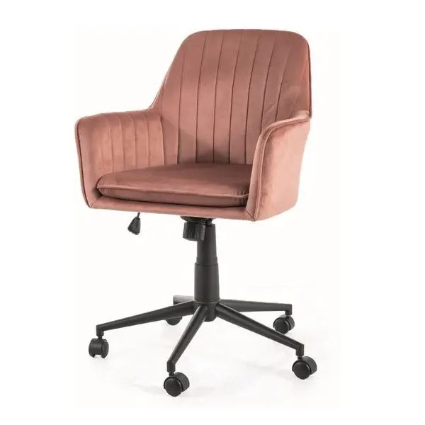 Scaun de birou BETYS VELVET - Roz