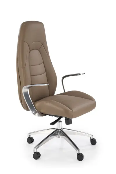 Scaun de birou Darwin piele ecologica cappuccino H126 cm