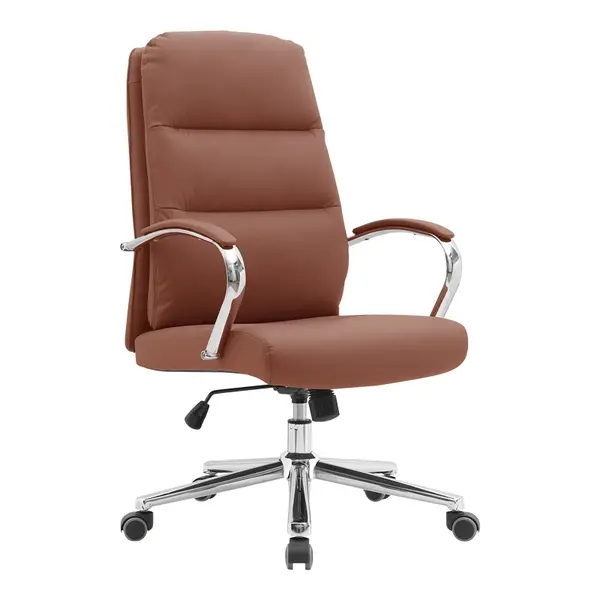 Scaun de birou directorial, Normie, Caramel, 58x65x111 cm