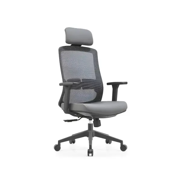 Scaun de birou ergonomic ErgoAir cu suport lombar și tetiera reglabila - dimensiuni 1180–1290*635*515 mm