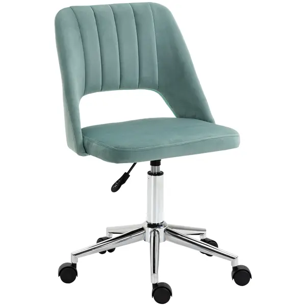 Scaun de Birou Ergonomic pentru Birou cu Inaltime Reglabila Vinsetto ,sarcina maxima 120 kg,Verde | Aosom Romania