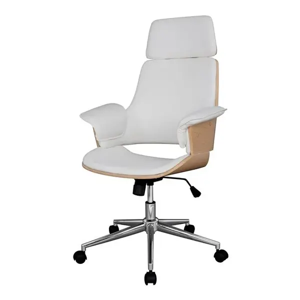Scaun de birou GOLBEK PRO - Alb