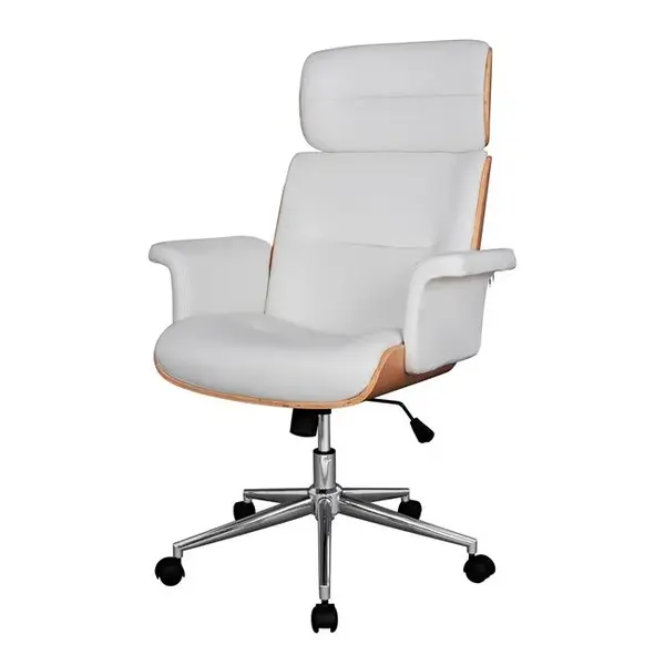 Scaun de birou GOLBEK SUPERIOR - Alb
