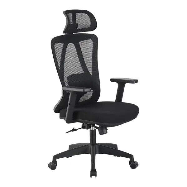 Scaun de birou, Magida, Pako, Negru 58.5x66x125 cm