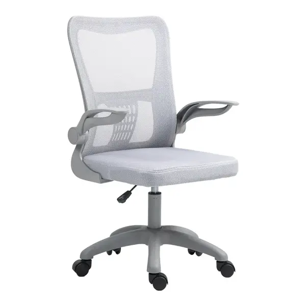 Scaun de birou manager Annalise pakoworld plasa gri 57x53x100cm Scaun de birou manager Annalise pakoworld plasa gri 57x53x100cm