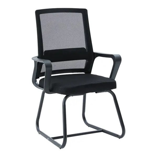 Scaun de birou, Palma, Negru, 52x46x94 cm