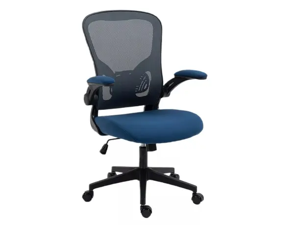 Scaun de birou Q333 gri/albastru