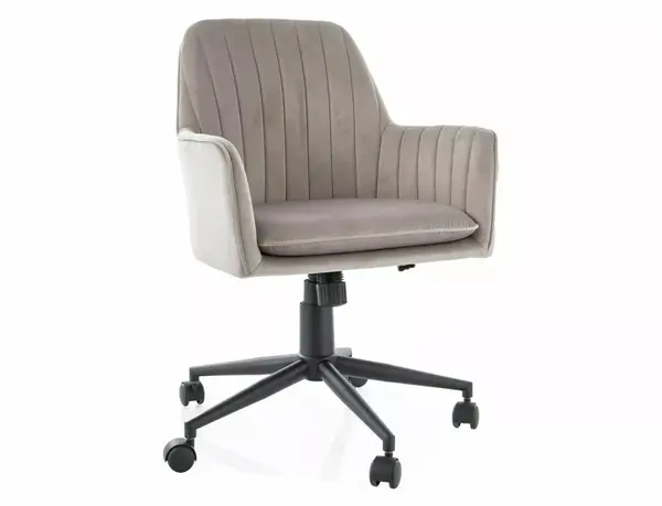 Scaun de birou Q886 velvet bej inchis Blu40