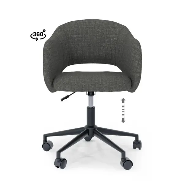 Scaun de birou RALIN - Gri inchis