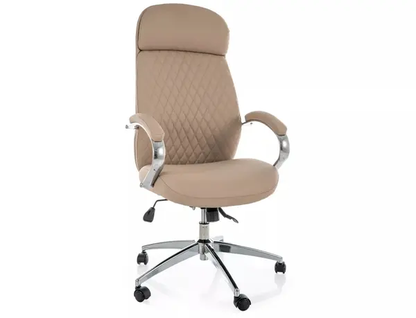 Scaun de birou rotativ Q-09 bej