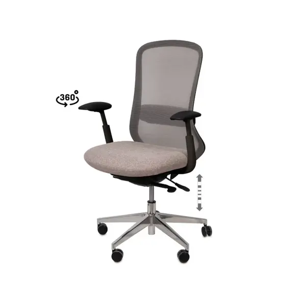 Scaun de birou ROTERA - Taupe
