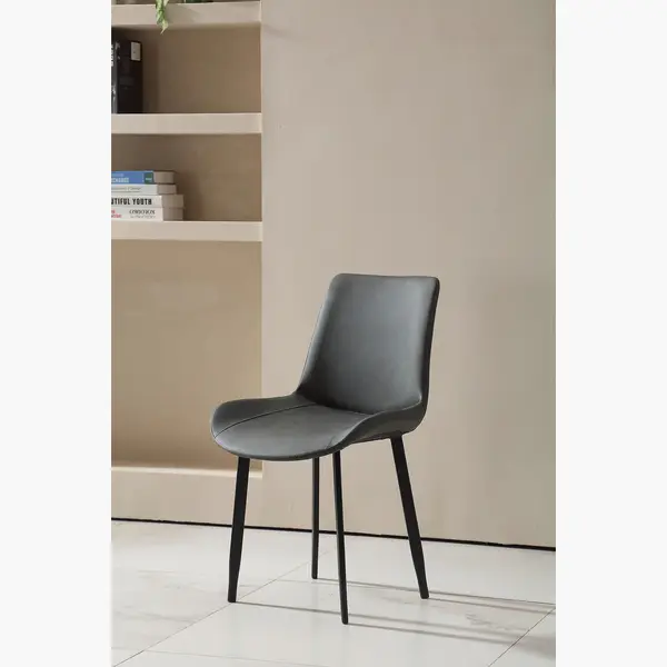 Scaun de dining design scandinav, aspect minimalist, 50 x 46 x 83 cm