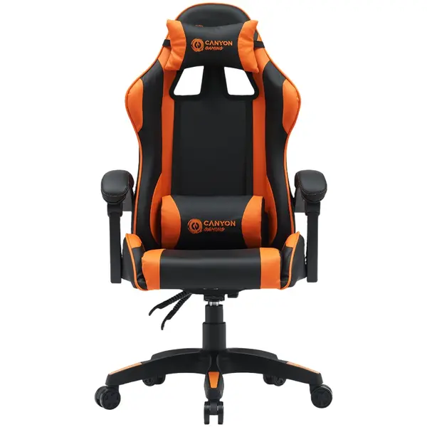 Scaun de gaming Canyon - Core SGCH 2, negru/portocaliu