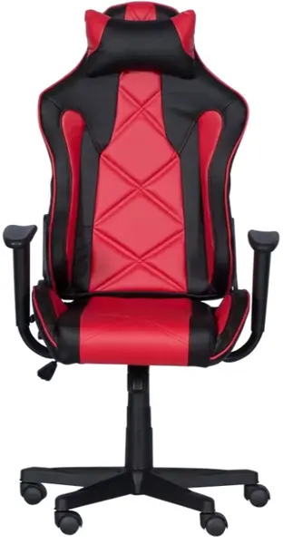 Scaun de gaming Carmen - 6196, negru/roșu