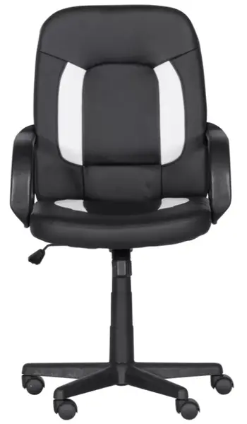 Scaun de gaming Carmen - 6516, negru/alb
