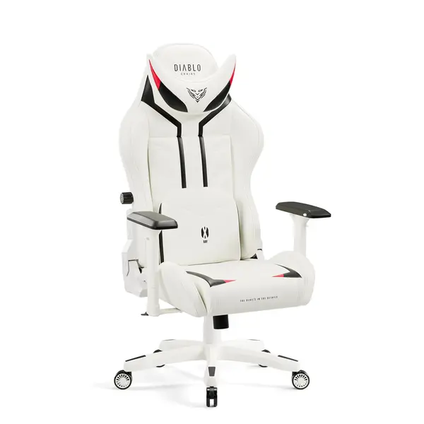 Scaun de gaming Diablo X-Ray 2.0 Normal Size: Alb-negru Scaun de gaming Diablo X-Ray 2.0 Normal Size: Alb-negru