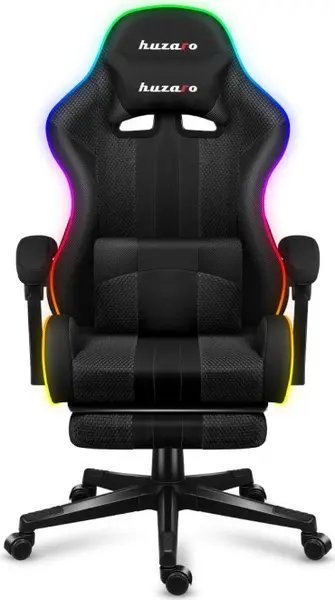 Scaun de gaming Huzaro - Force 4.7 RGB, negru