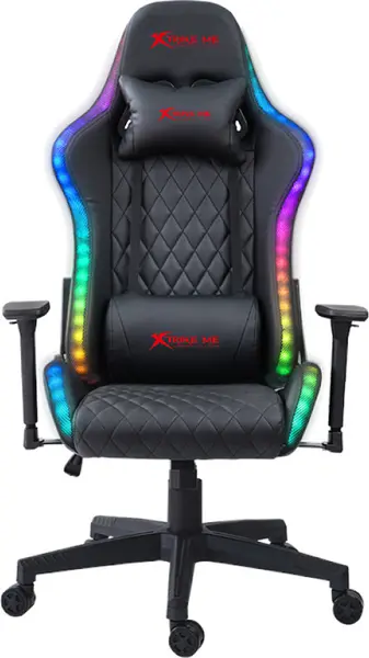 Scaun de gaming Xtrike ME - GC-907, RGB, negru
