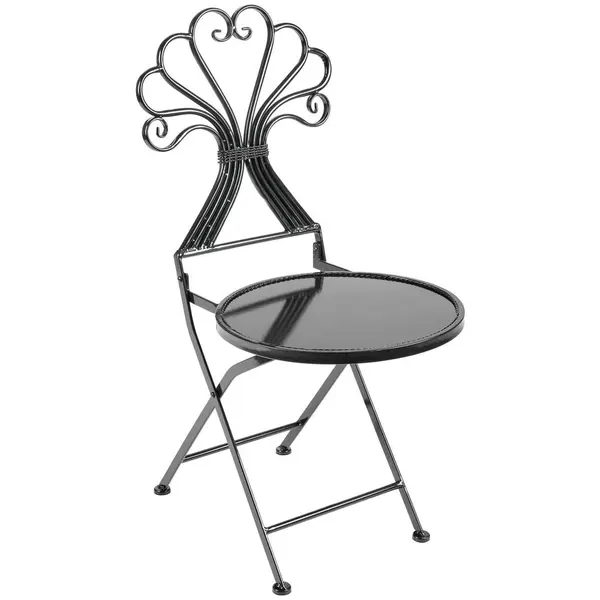 Scaun De Grădină in metal negru