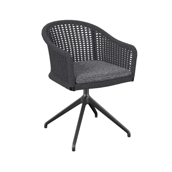 Scaun De Grădină in metal, textil antracit