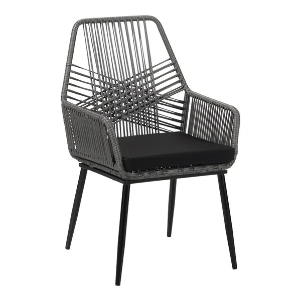 Scaun de gradina, Tanish, Gri, 58x58.5x87 cm