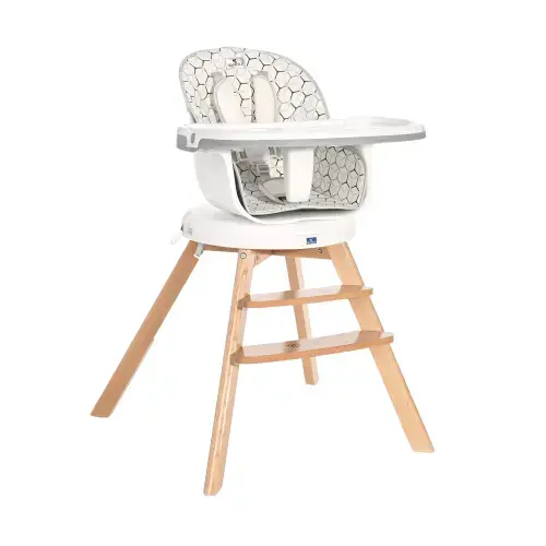 Scaun de masa 3 in 1 Lorelli Napoli Grey Net, sezut rotativ, Gri