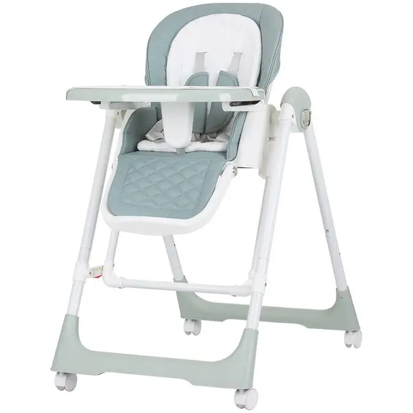 Scaun de masa Chipolino Milk Shake, 2 in 1, leagan, pliabil, confortabil, verde KID059552, la doar 422,00 lei