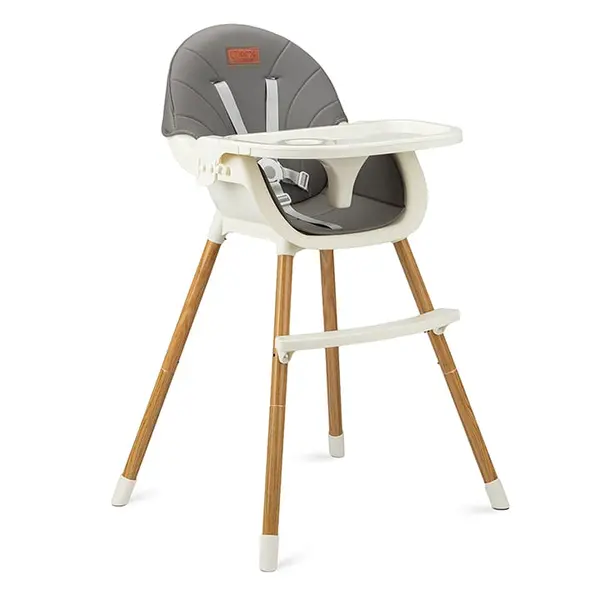 Scaun de masa copii Momi Reki, 2 in 1, tava reglabila, husa lavabila, gri KID918727, la doar 285,00 lei