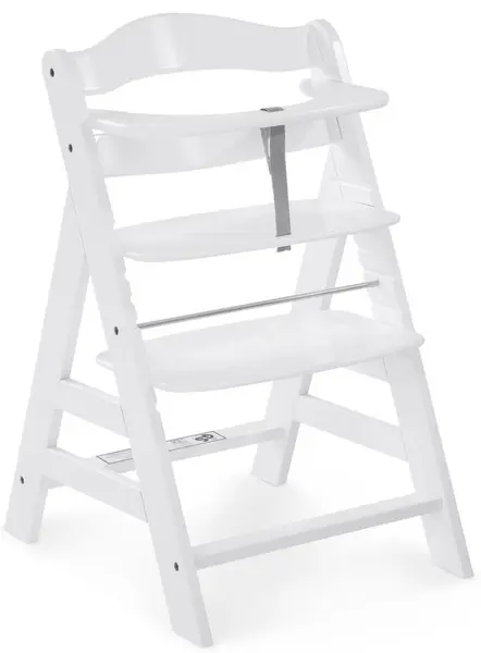 Scaun de masa, din lemn Hauck - Alpha Plus, White